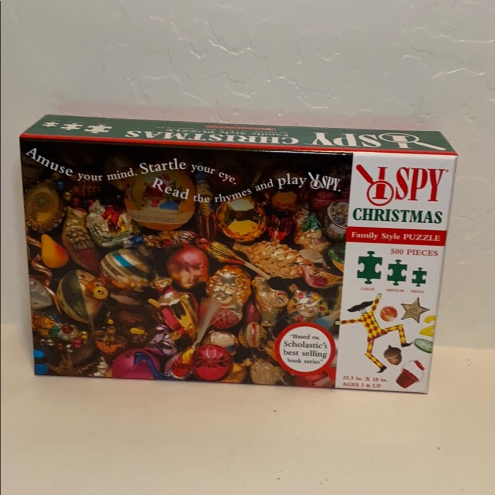 I SPY Christmas puzzle 500 pieces🎅